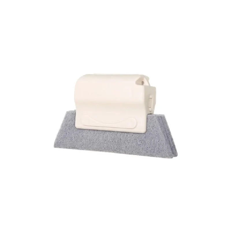 Esponja limpiadora rectangular con mango de plástico para limpieza de superficies del hogar