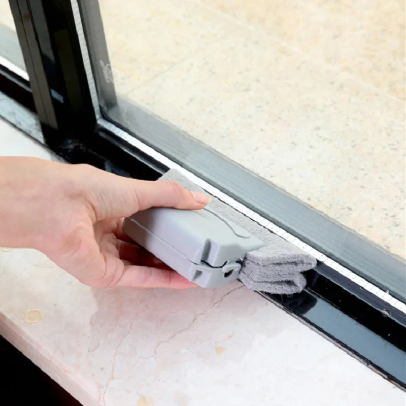 Herramienta de limpieza para riel de ventana, gadget de limpieza para hogar moderno