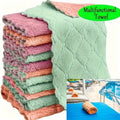 Toallas multifuncionales de microfibra en colores pastel, ideales para el hogar y piscina.